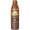 Coppertone Tanning Defend & Glow Sunscreen Continuous Spray Broad Spectrum SPF 15, 5.5 Ounces