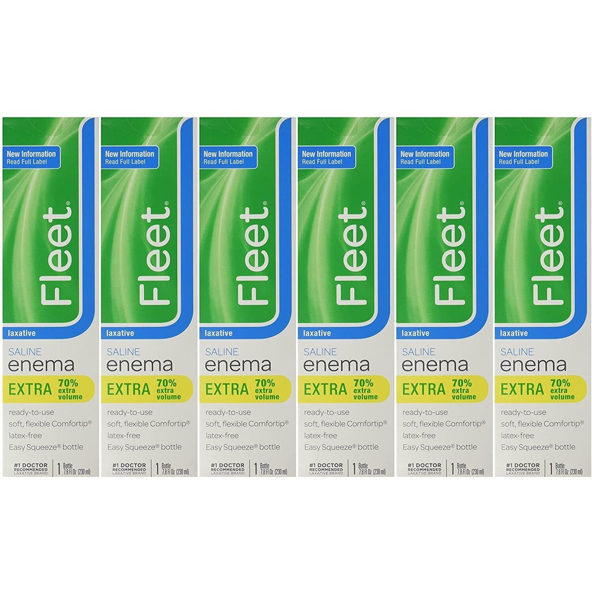 Fleet Laxative Saline Extra Enema For Adult Constipation, 7.8 Fl Oz, 1 Bottle