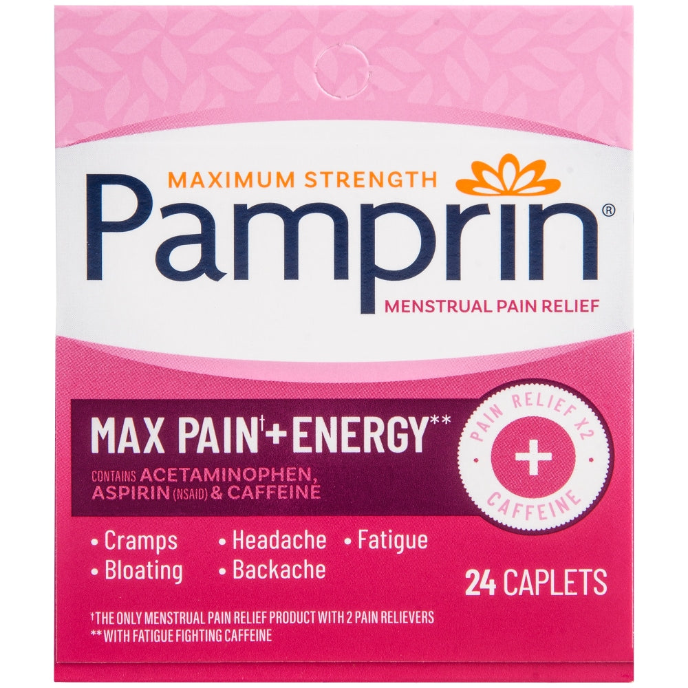 Pamprin® Maximum Strength Max Formula Menstrual Pain Relief