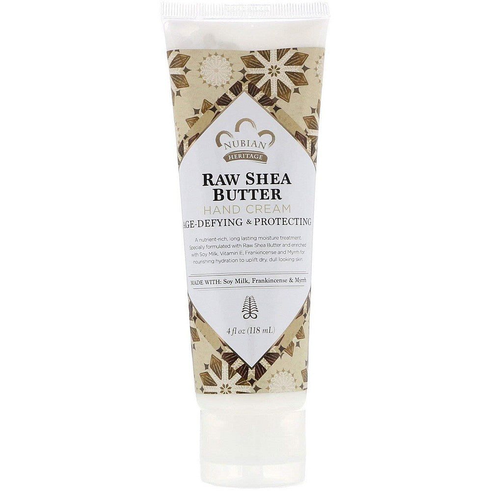 Nubian Heritage Raw Shea Butter Hand Cream - 4 Oz
