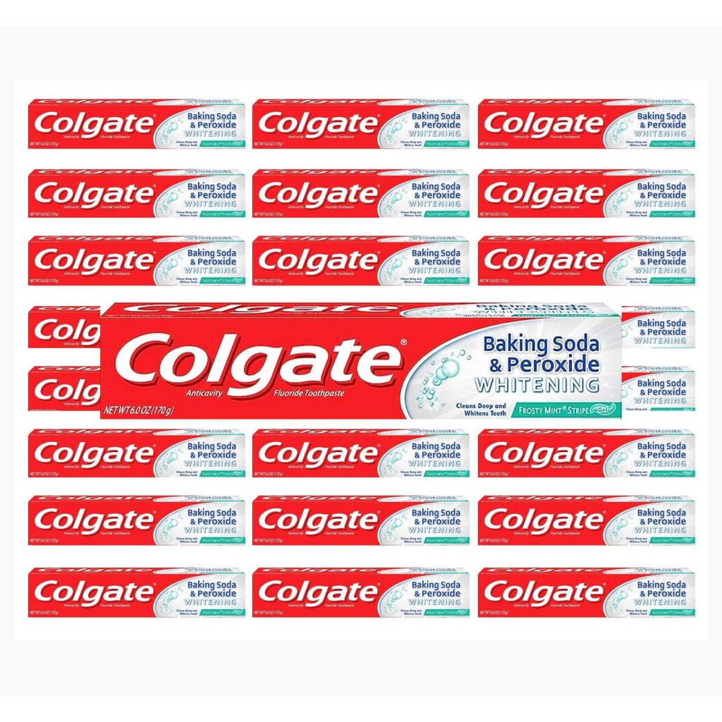 Colgate® Baking Soda & Peroxide Whitening 0.76% Frosty Mint® Stripe Gel Toothpaste, 6 oz
