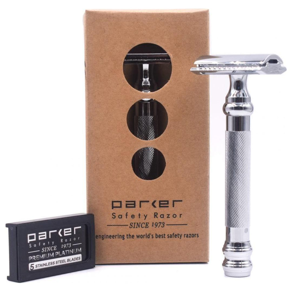 Parker 98R Heavyweigh 3-Piece Double Edge Safety Razor