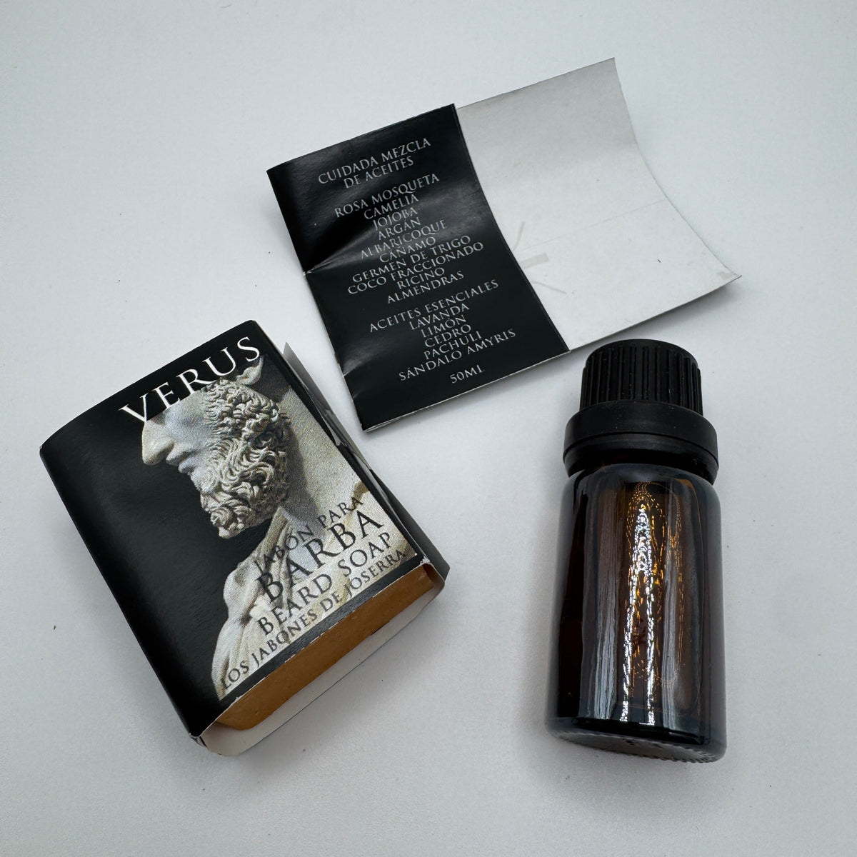 Los Jabones de Joserra Beard Soap & Oil Travel Kit 3.5oz