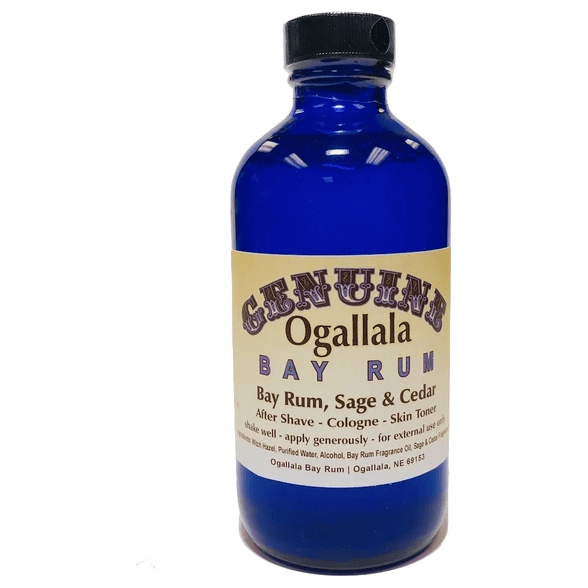 Ogallala Bay Rum, Sage & Cedar Pre Shave - After Shave - Skin Toner 8 Oz