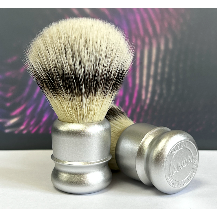 Alpha Brush & Shaving Co. Travel S21 C/W Simpsons Tube  Shaving Brush
