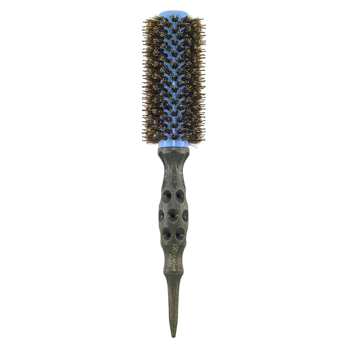 Maxx Wood and Ceramic Round Hair Brush