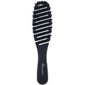 Flexvent Petite Mixed Bristle Vent Brush Boar & Nylon Pins Black