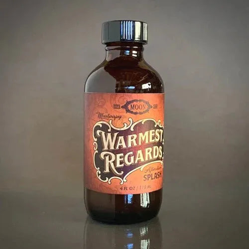 Moon Soaps Warmest Regards Aftershave Splash 4 Oz