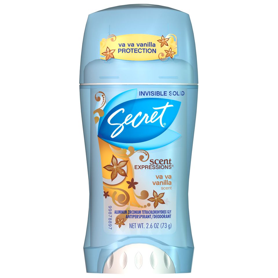 Secret Antiperspirant And Deodorant Invisible Solid Cozy Vanilla 2.6 oz