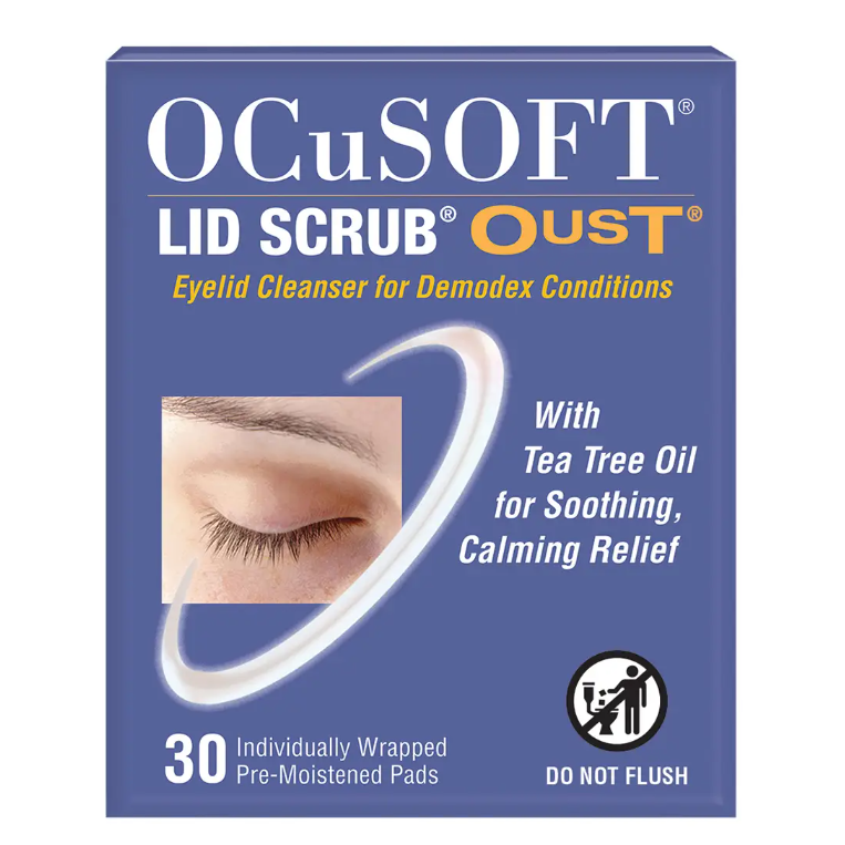 Ocusoft Demodex Cleanser Extra Strength Pads 30 Count
