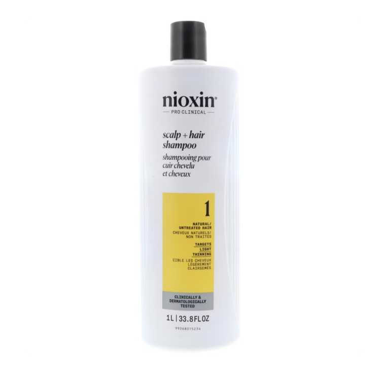 Nioxin System 1 Natural Hair Light Thinning Cleanser Shampoo 33.8oz