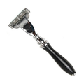 Parker 111B-M3 Black Resin Handle Safety Razor