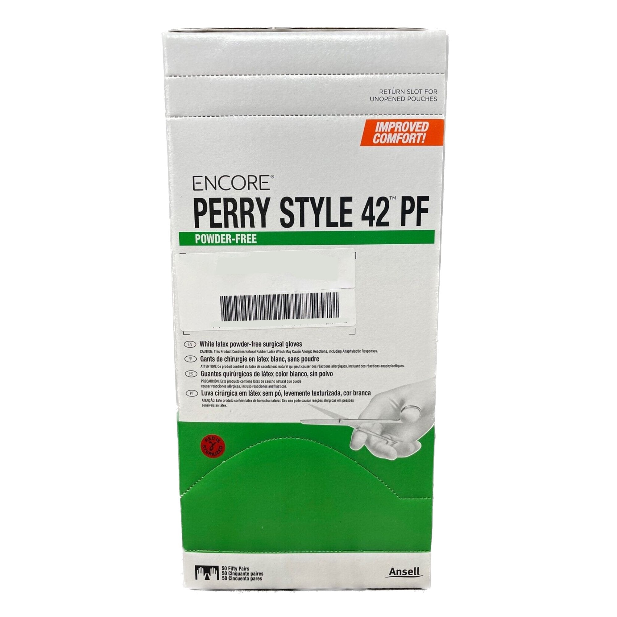 Encore® Perry® Style 42® PF Latex Surgical Glove, Size 6 5711101PF