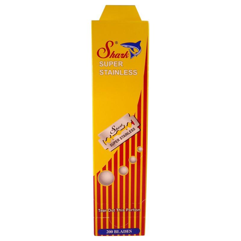 Shark Super Stainless Steel Double Edge Razor Blades - 20x10 Pack
