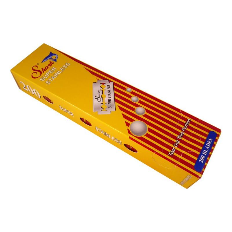 Shark Super Stainless Steel Double Edge Razor Blades - 20x10 Pack