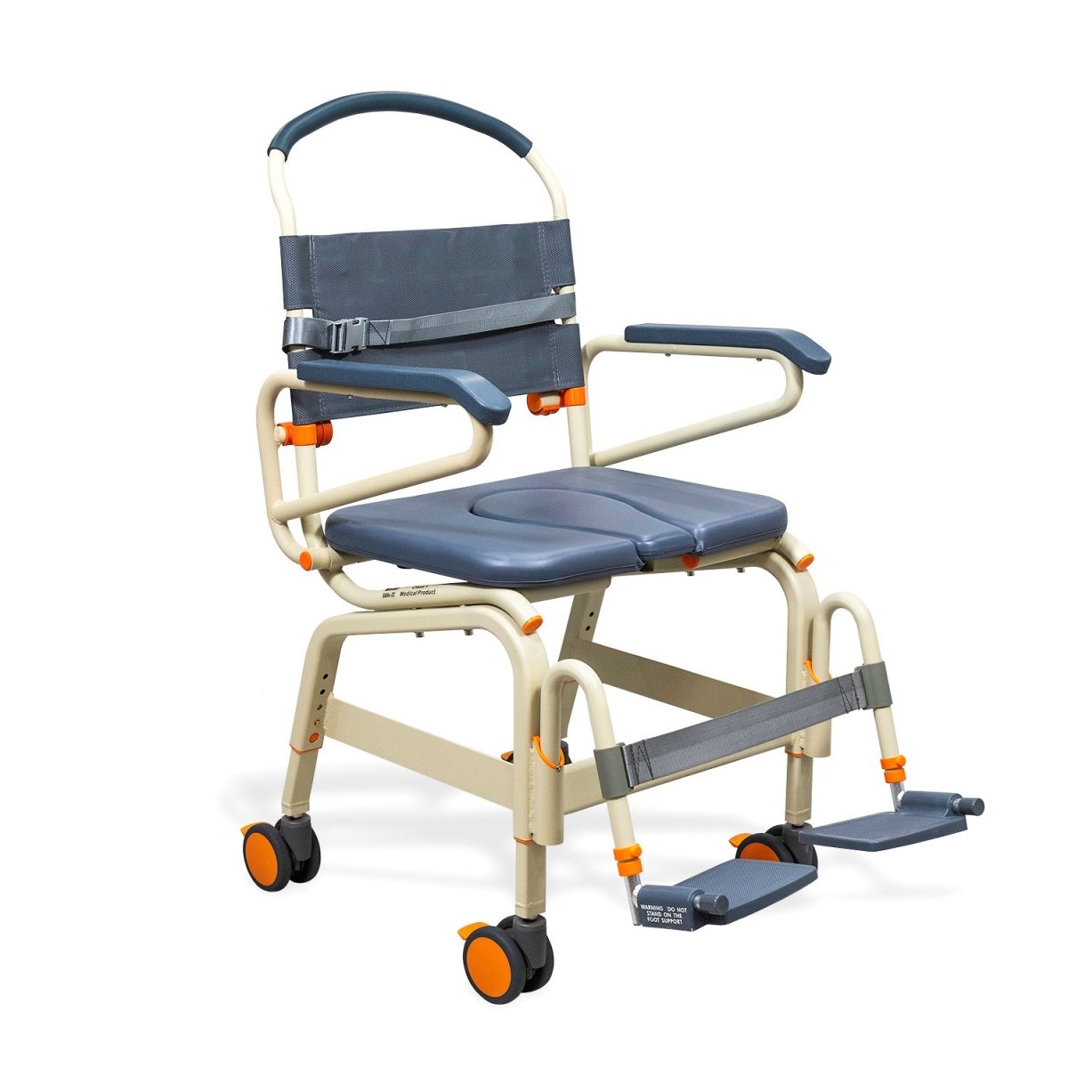 Wide Roll-In Shower Chair